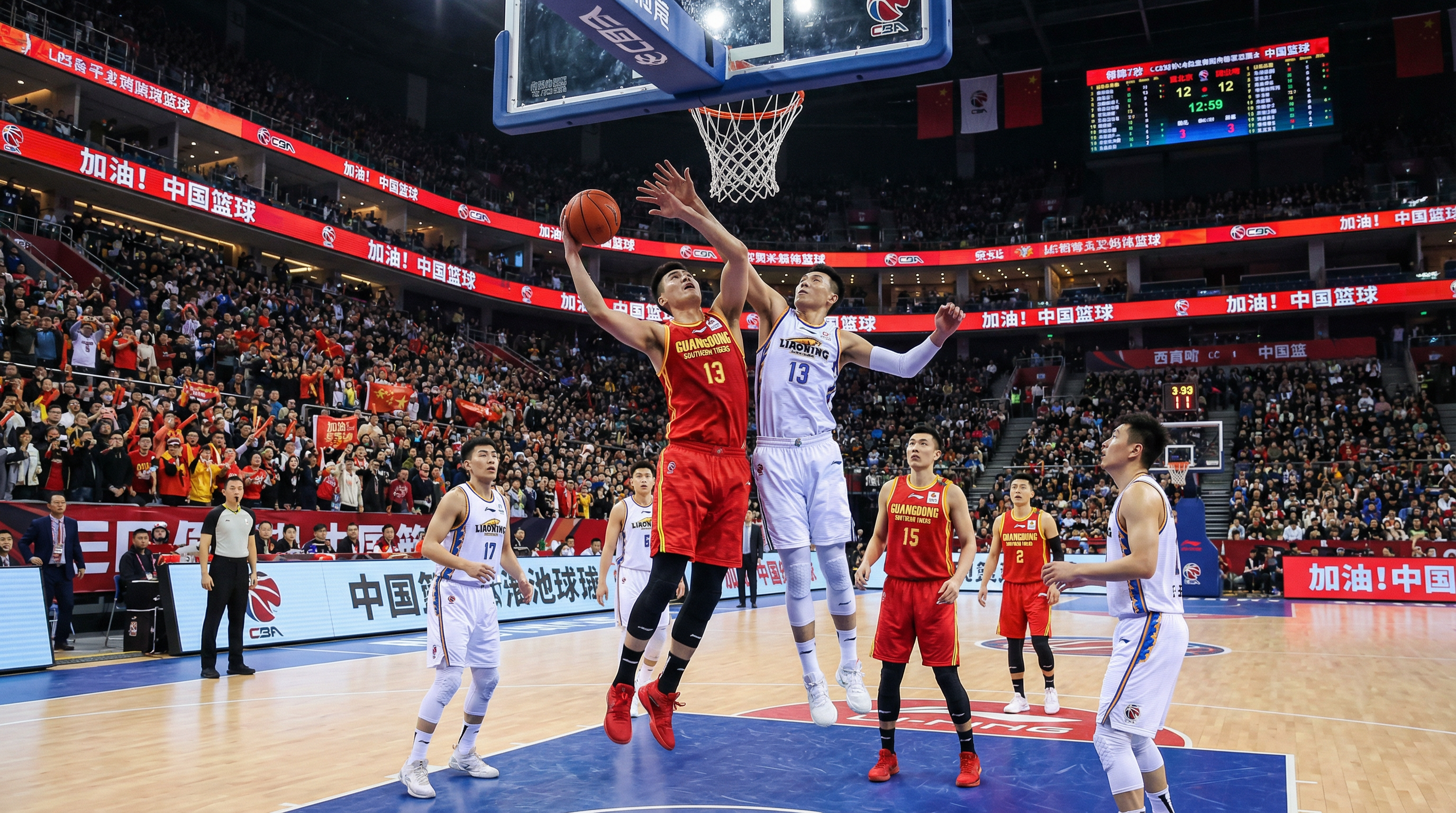 CBA联赛比赛